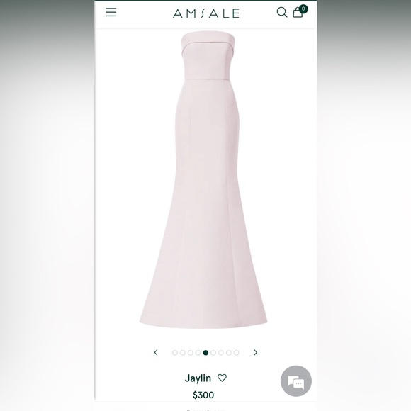 Amsale Jaylin Bridesmaid Dress in Ivory from Bella Bridesmaids - Picture 2 of 4